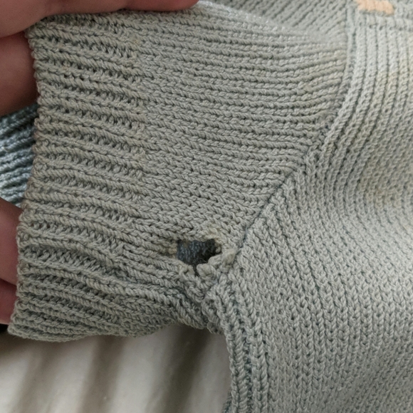 1950s 1960s St John for Saks 5th Avenue Blue Knit Dress - Picture 9 of 9